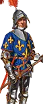 Dismounted French Chevaliers (Late)