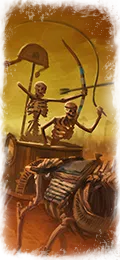 Skeleton Archer Chariots unit card