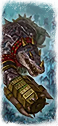 Blessed Sacred Kroxigor unit card