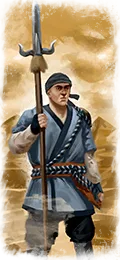 Peasant Long Spearmen unit card