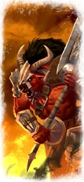 Minotaurs of Khorne (Great Weapons) unit card