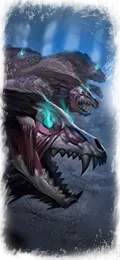 The Direpack (Dire Wolves) unit card